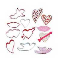 heart favor cookie cutters,valentine cookie cutters set