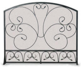 iron fireplace accessories - fireplace screen