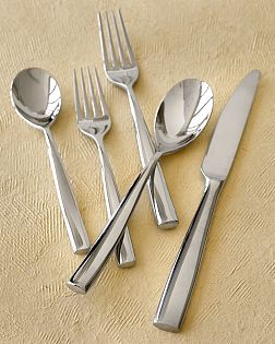 hand forged heavy stainless flatware