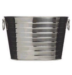 party tub for beverage drink wine in stainless steel oval shape