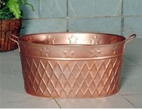 copper beverage tub