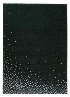 contemporary black wool rugs