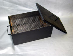 steel smoke box heat resistant finish, savustuslatikko