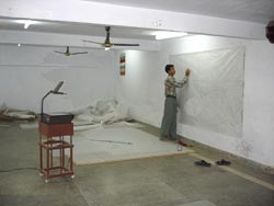 preparing trace for area rug manufacturing